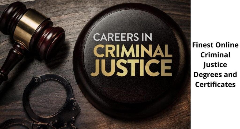 Fastest Criminal Justice Degree Online Program 2021