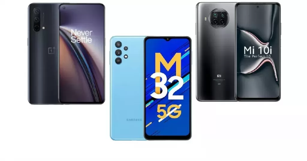 Best Midrange Smartphone India Know Which One Samsung Galaxy M32 5G, Mi10i, or Oneplus Nord CE