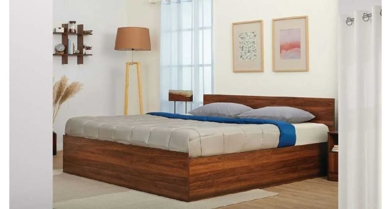 Best Wooden Double Bed Under 15000 With Storage Box India 2021