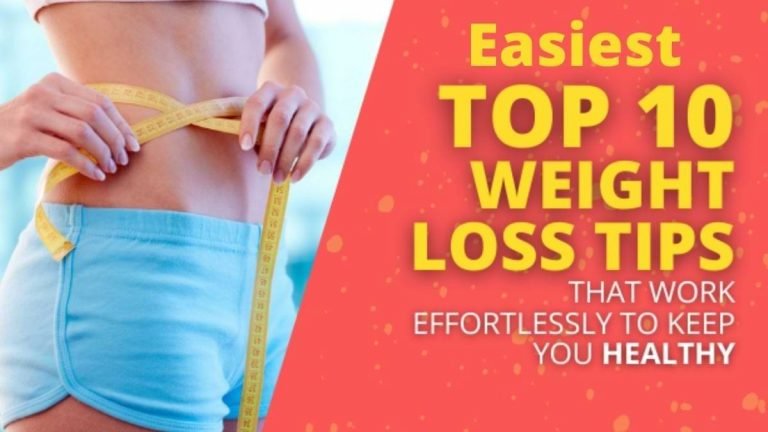 10 Easy Ways Weight Loss Reduce Belly Fat Get Great Shape
