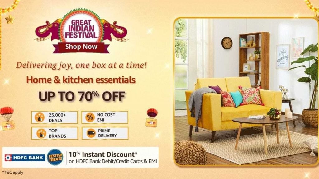 Great Indian Festival 2021 Home And Kitchen Sale All Offer Details