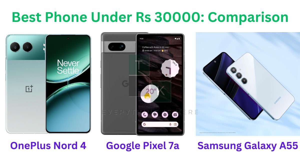 Best Phone Under Rs 30000 in 2025