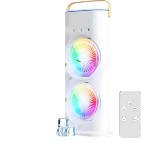Cambom Portable Mini Air Cooler with Double-Ended Spray