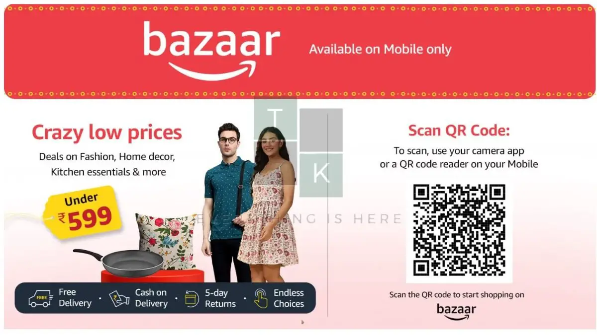 Amazon Bazaar products under ₹600, free delivery, Amazon India deals