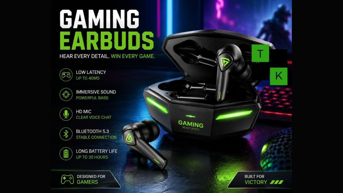Best gaming earbuds in August 2026 including OnePlus Nord Buds 3 Pro, realme Buds Air7, CrossBeats Fury Max, boAt Immortal Katana Blade 2.0, Spigen Audio SA-TW P20, and OnePlus Nord Buds 3R.