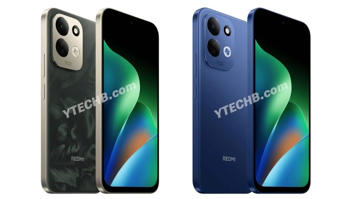 Leaked renders of the Redmi 17 4G showing the expected design, 120Hz display, MediaTek Helio G91 Ultra processor, and rumored 7,500mAh battery.
