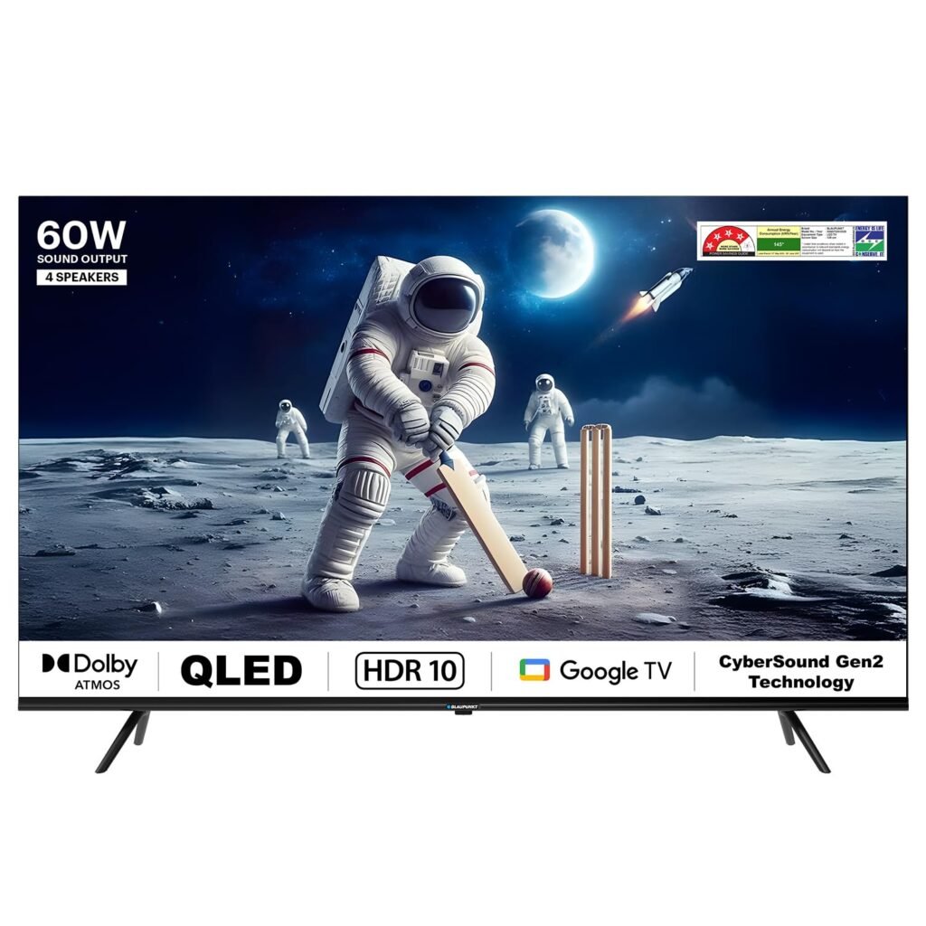 Blaupunkt 139 cm (55 inches) Quantum Dot Series 4K Ultra HD QLED Google TV under Rs 30000