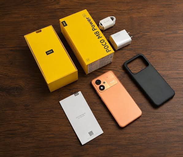 Poco M8 Power complete retail package. Source