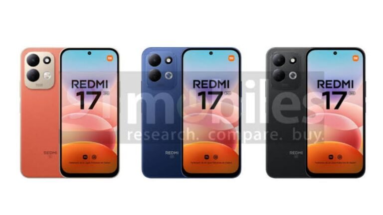 Redmi 17 5G Renders Leak Ahead of Global Launch: Snapdragon 4 Gen 5 & 7,500mAh Battery