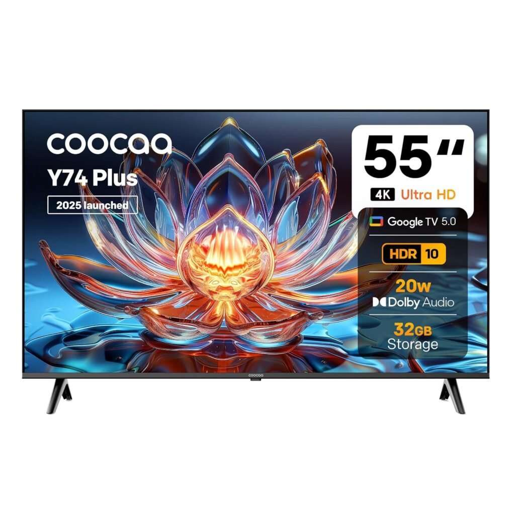 4k Smart tv under 30000 coocaa 138 cm (55 inch) 4K Ultra HD Smart LED Google TV HDR10 20W Powerful Speakers 