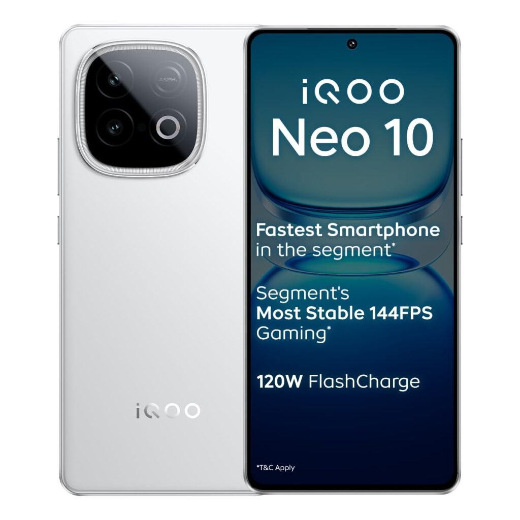 smartphone under 45000 iQOO Neo 10 8GB RAM, 256GB Storage