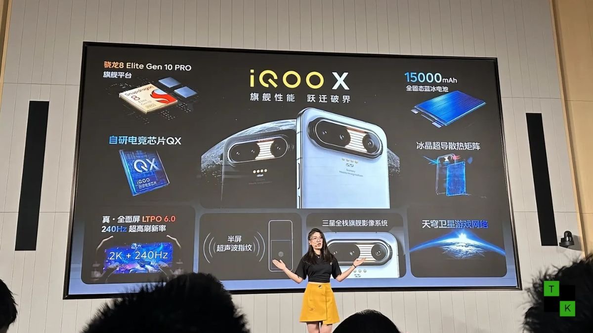 iQOO X Concept Phone Unveiled With 15,000mAh Solid-State Battery & 240Hz Display