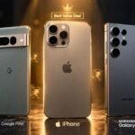 Apple iPhone 17 compared alongside Google Pixel 11 and Samsung Galaxy S26 in flagship smartphone deal value test.