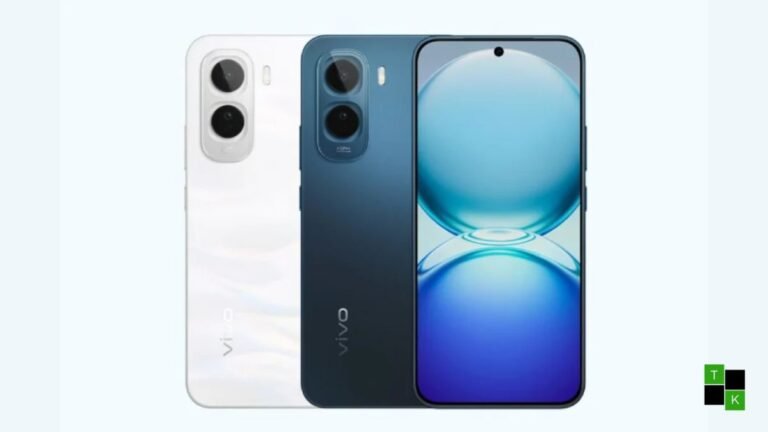 Vivo V70 Lite 4G smartphone with 8,100mAh battery, 120Hz AMOLED display, and IP69 water resistance.
