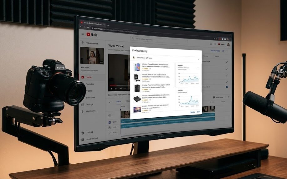 Amazon Influencer Program YouTube Studio