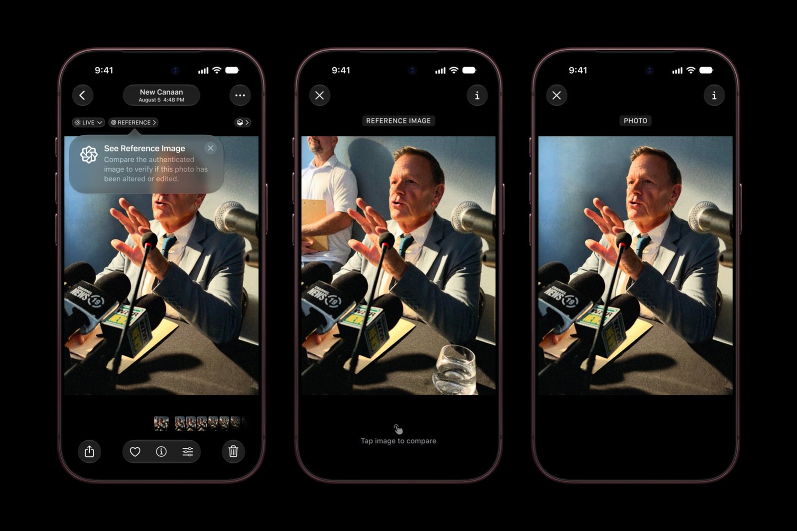 Apple iPhone 18 Pro Photos app Apple Reference Image