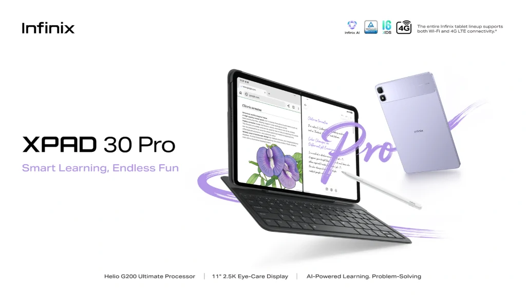 Infinix Xpad 30 Pro pc cross device