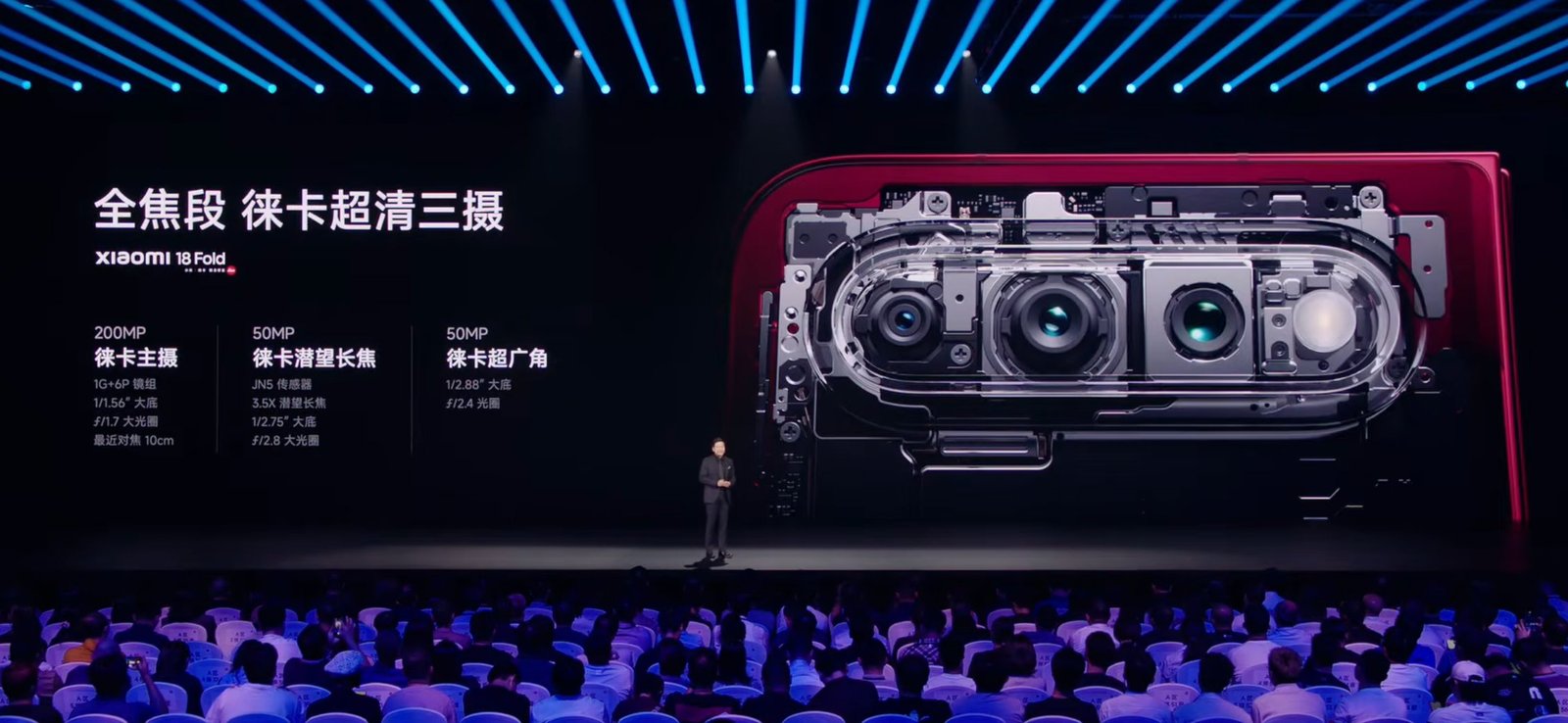 Xiaomi 18 Fold camera