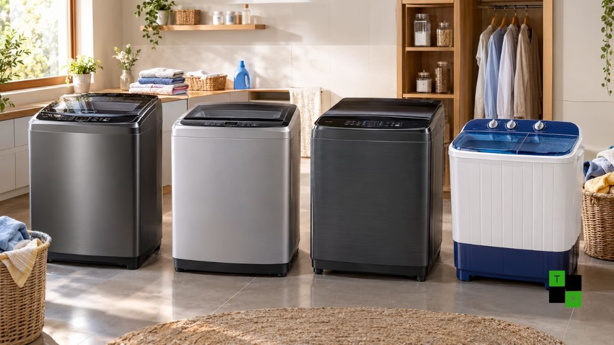 Four 7 kg 5 star top load washing machines compared in India