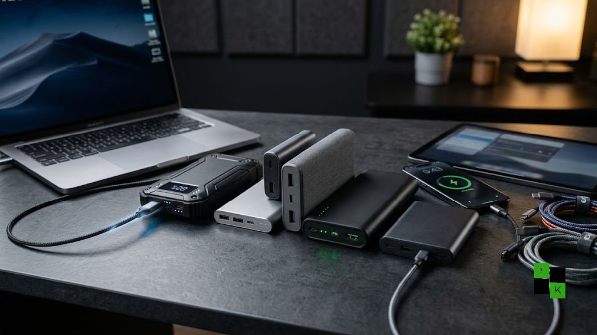 Six fast charging power banks up to 30000mAh for phones and laptops