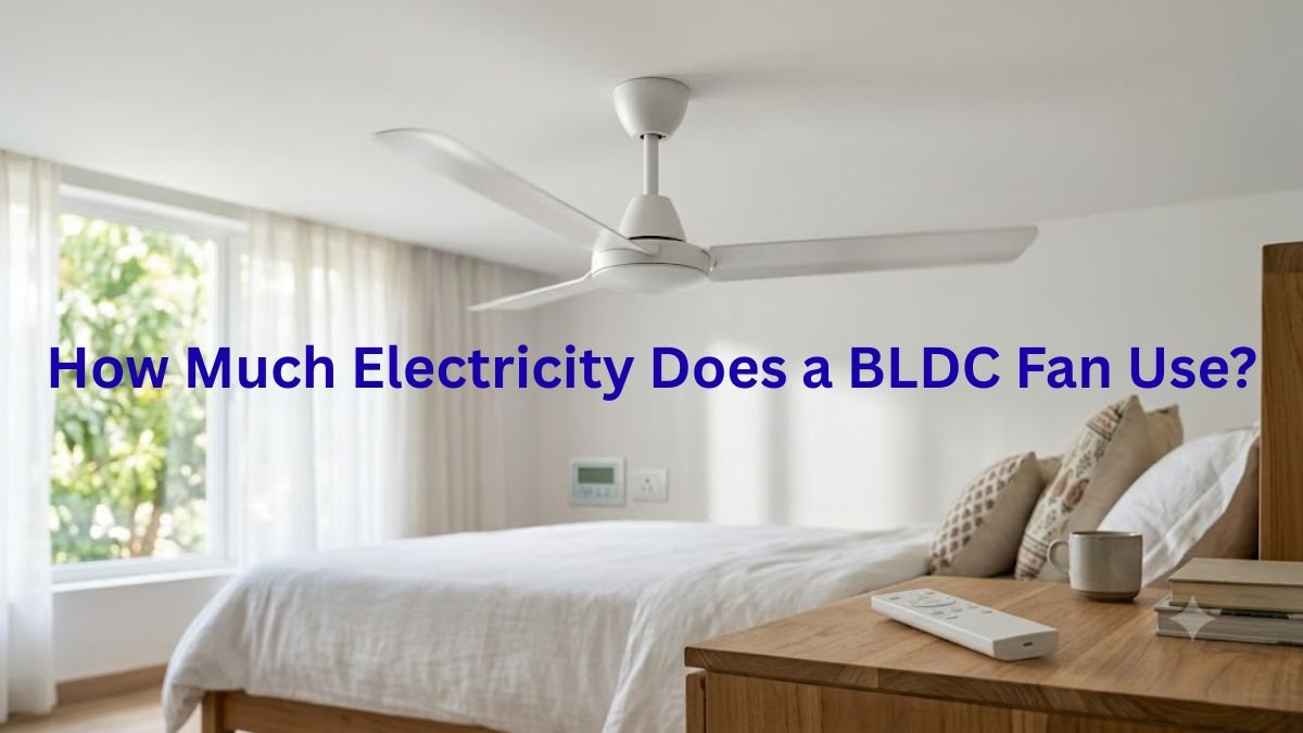 BLDC fan electricity consumption and power usage