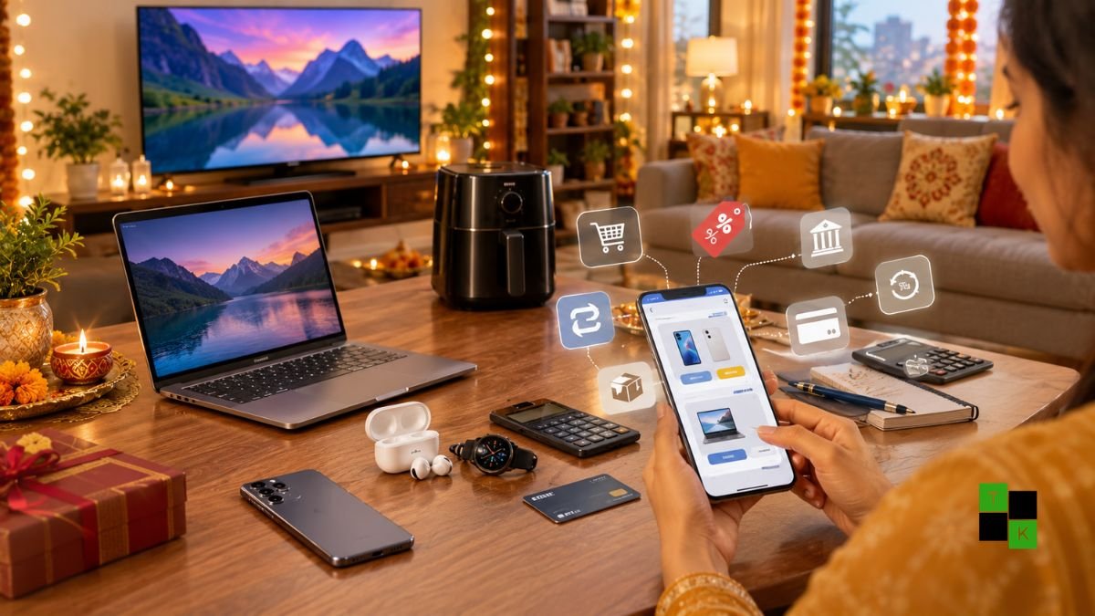 Indian festive season sale with smartphones laptops and electronics at discounted prices