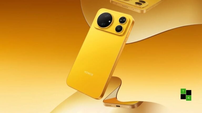 Honor Magic 9 Super Edition showing flat OLED screen and rear camera module with micro-cooling vent.