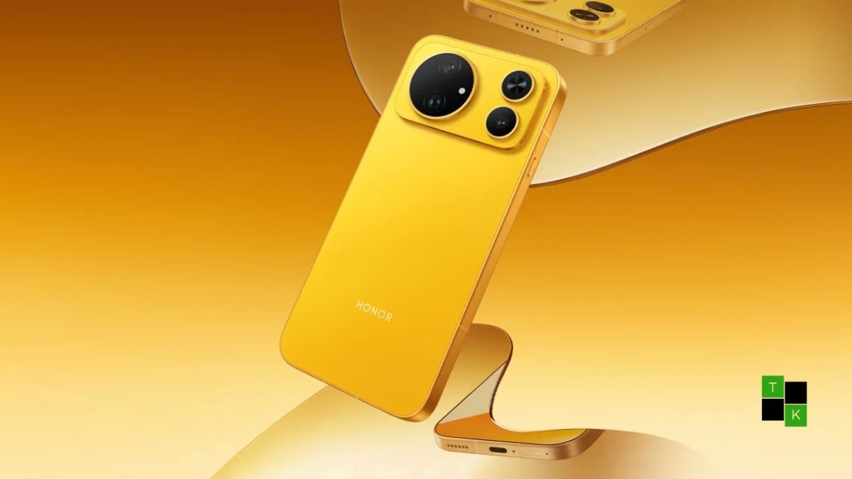 Honor Magic 9 Super Edition showing flat OLED screen and rear camera module with micro-cooling vent.