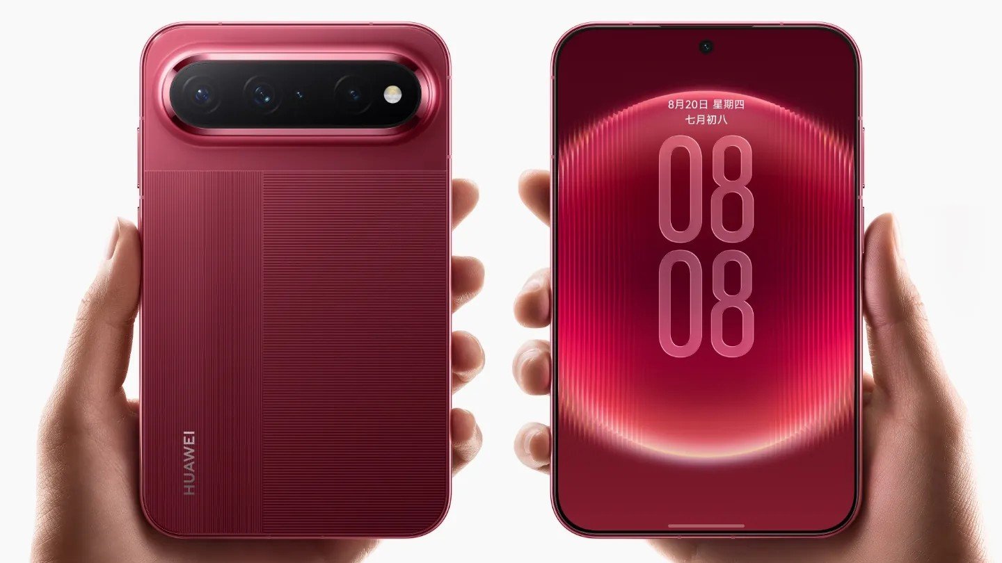 Huawei Pura X View shadow red