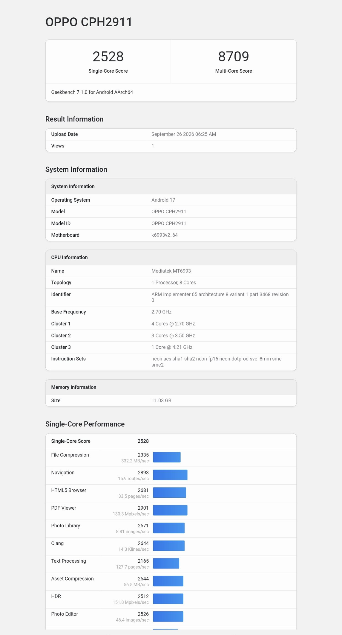 Global Oppo Find X10 shows up on Geekbench