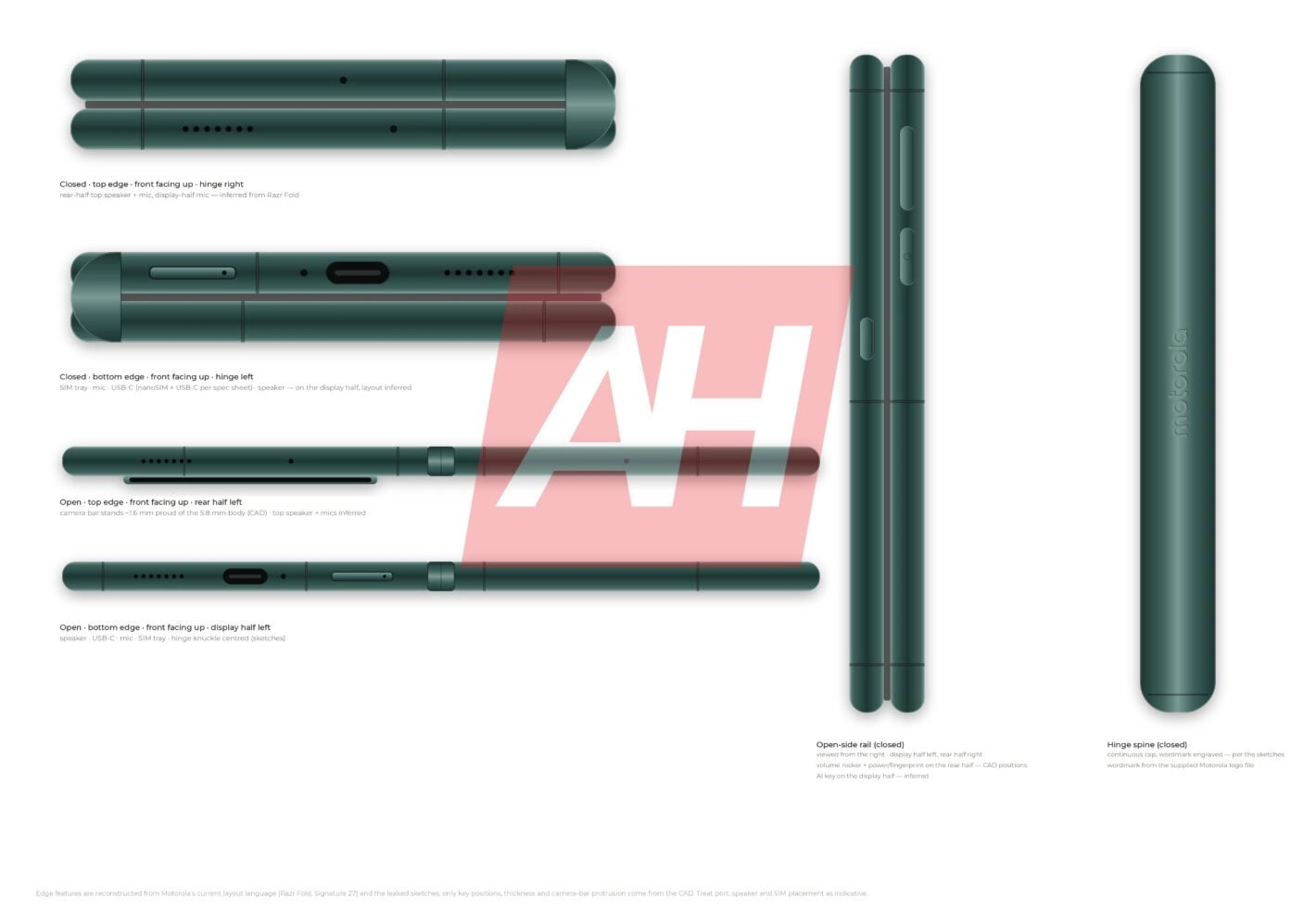 Motorola’s First Wide Foldable Leaks, Razr Flex, razr series