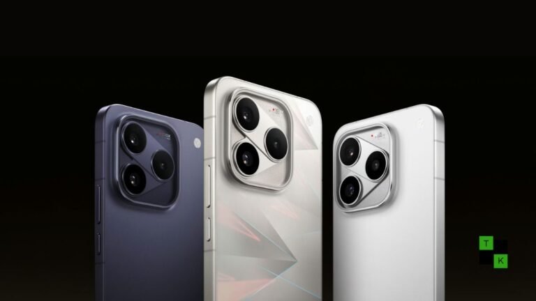 Official launch poster of the iQOO 16 smartphone showcasing three colorways and the September 29 launch date.