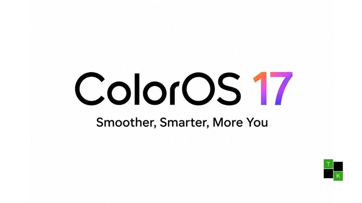 A modern smartphone displaying the translucent Liquid Acrylic interface and Fluid Cloud notification capsule of OPPO ColorOS 17.
