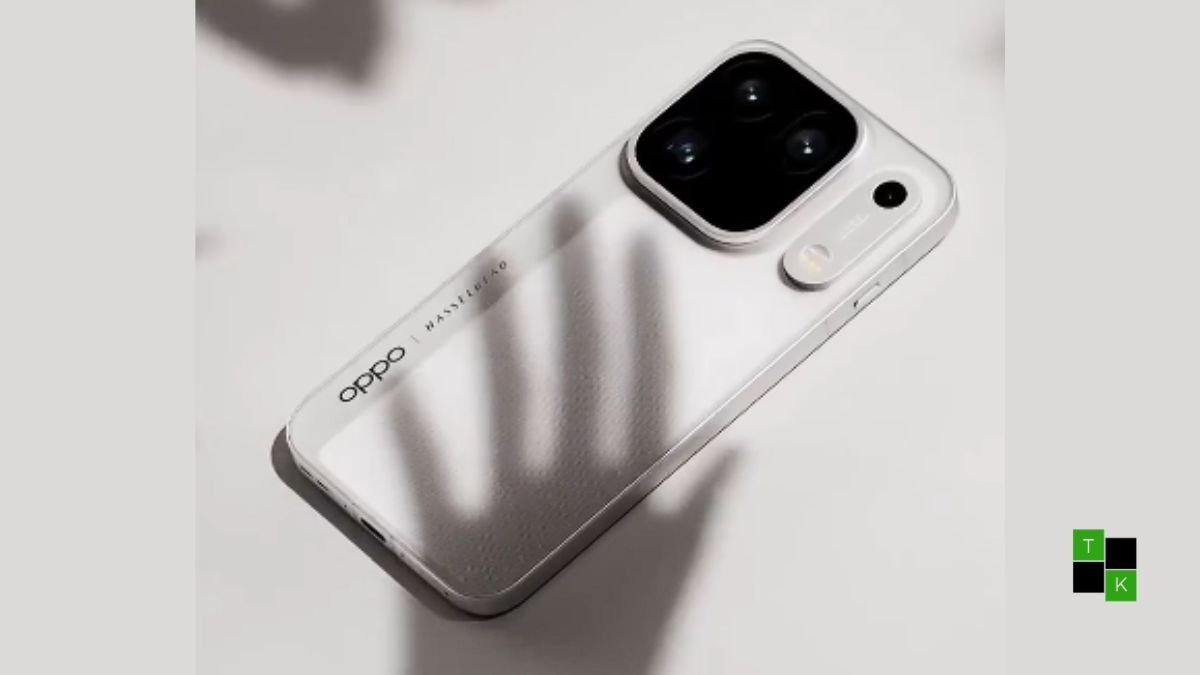 The OPPO Find X10 Pro Max flagship smartphone in Space Gray showing its large triple 200MP camera housing and titanium frame.