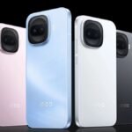 Conceptual product render of the iQOO Z12 Turbo showing its compact flat AMOLED screen and rear chassis with subtle active cooling vents.