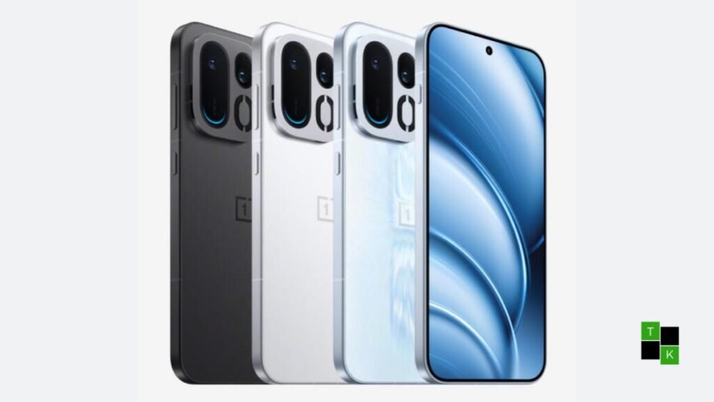 OnePlus Ace 7 and Ace 7 Pro smartphones resting on a dark slate gaming plinth highlighting the built-in cooling vent, 200MP camera, and 185Hz OLED screen.