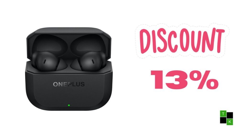 OnePlus Nord Buds 3r wireless earbuds in Ash Black and Aura Blue resting inside their charging case