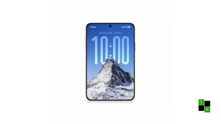 OPPO leaked wide-screen 16:9 prototype shown alongside standard Find X10 smartphone highlighting its flat wide 2K screen.