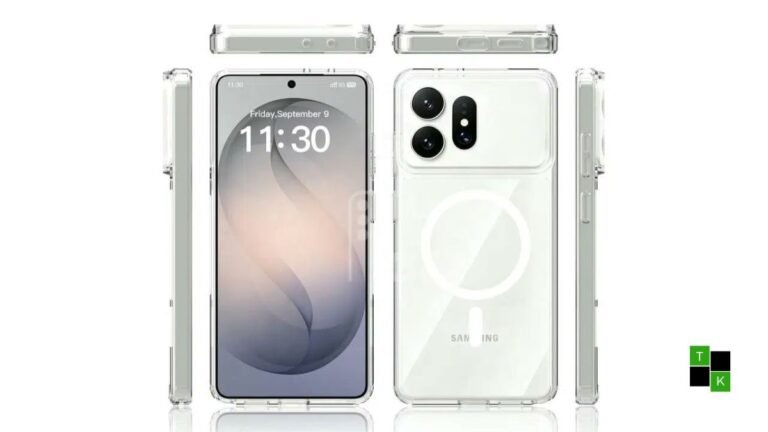 Samsung Galaxy S27 Ultra in Titanium Violet finish showing razor-thin 1.28mm display bezels and camera housing beside the Galaxy S27 Pro.
